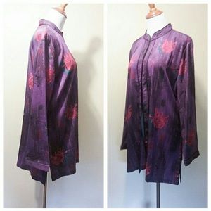 Purple duster Jacket by Chicos